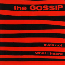 Gossip - That's Not What I Heard [Colored Vinyl] (Red) Vinyl Record