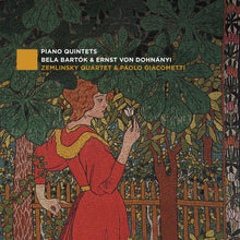 the album cover for Bartok / Quartet - Piano Quintets