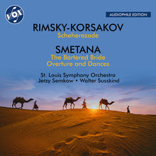 the album cover for Rimsky-Korsakov / St. Louis Symphony Orchestra - Bartered Bride - Overture & Dances