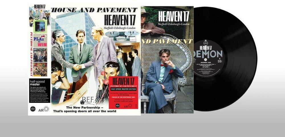 the album cover for Heaven 17 - Penthouse & Pavement - 180gm Black Vinyl [180 Gram]