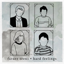 the album cover for Future Teens - Hard Feelings