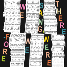 the album cover for Greg Saunier - We Sang Therefore We Were [Colored Vinyl]