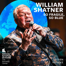 the album cover for William Shatner - So Fragile So Blue