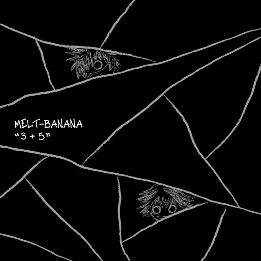 the album cover for Melt Banana - 3+5