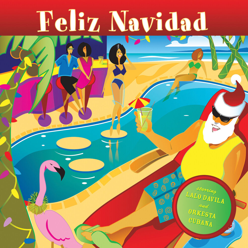 the album cover for Lalo Davila - Feliz Navidad