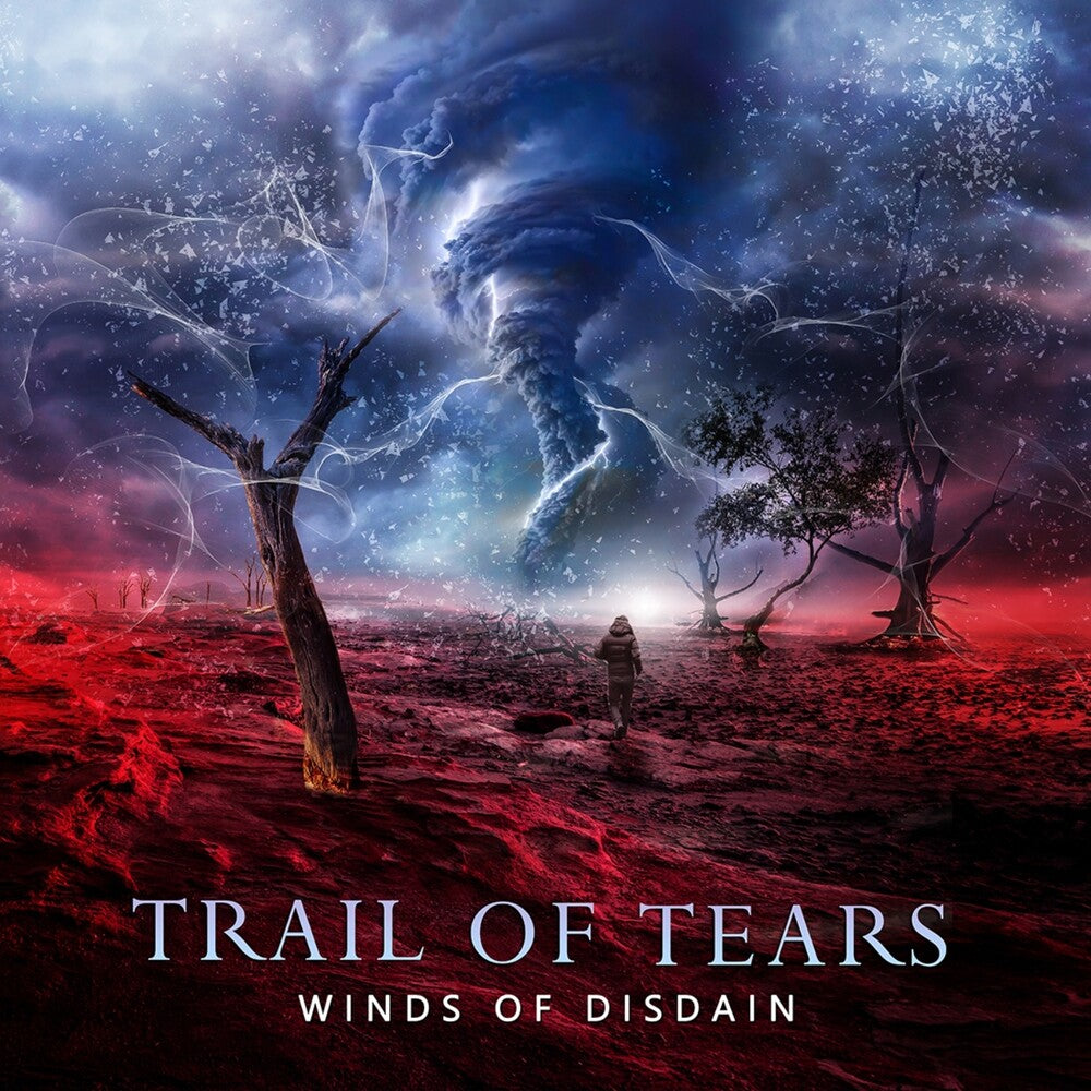 the album cover for Trail Of Tears - Winds Of Disdain (Blk) (Blue) [Colored Vinyl] (Uk)