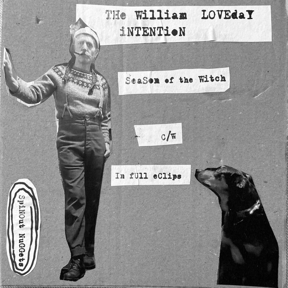 the album cover for William Loveday Intention - Season Of The Witch/In Full Eclipse