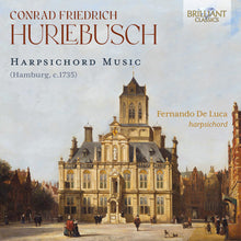 the album cover for Hurlebusch / De Fernando Luca - Harpsichord Music