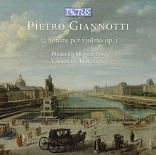 the album cover for Giannotti / Armonico / Mencattini - 12 Sonate Per Violino Solo, Op. 1
