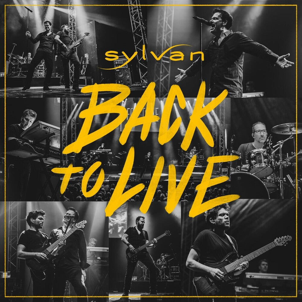 the album cover for Sylvan - Back To Live (Slip)