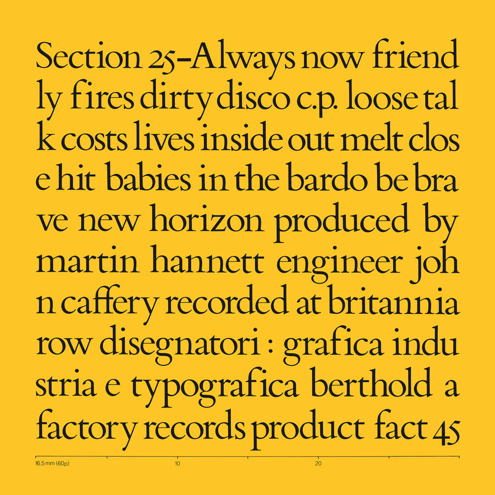 the album cover for Section 25 - Always Now (Box) [With Booklet]