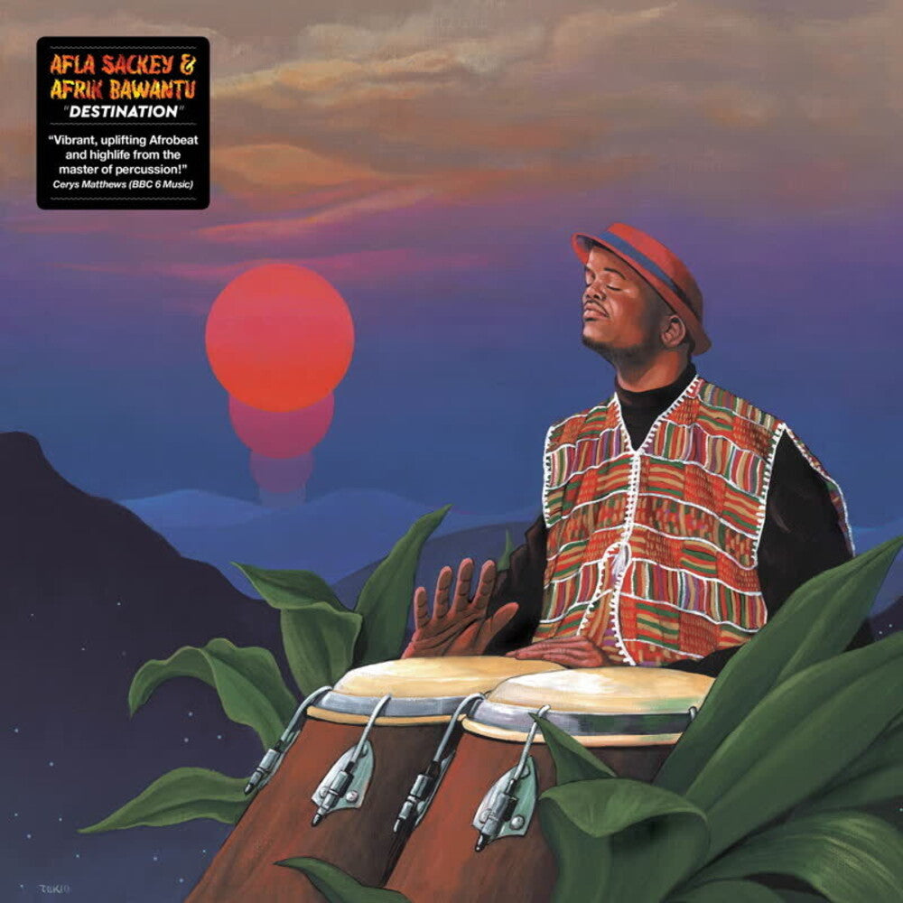 the album cover for Afla Sackey - Destination