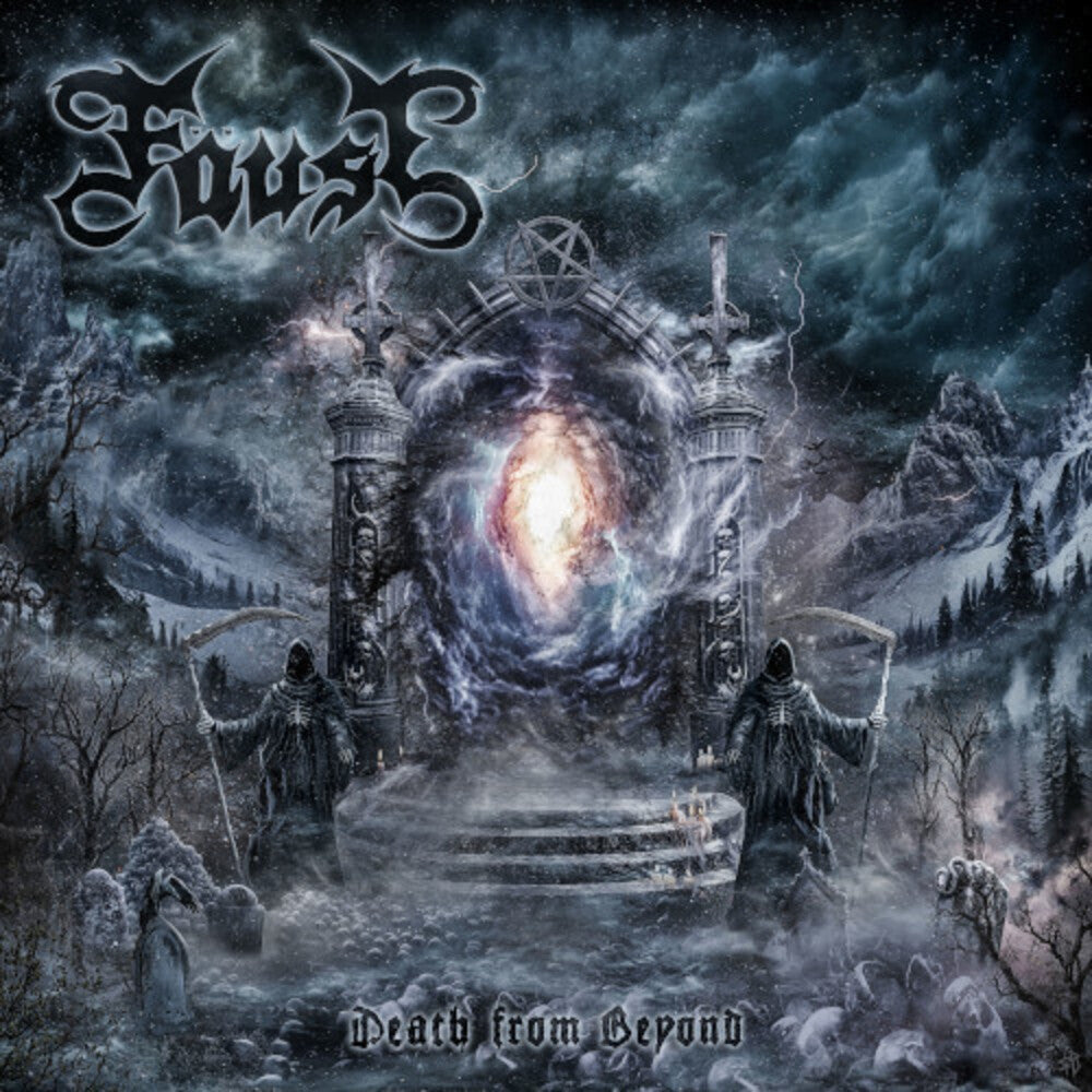 the album cover for Faust - Death From Beyond (Blue) [Colored Vinyl]