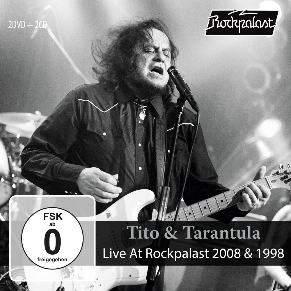 the album cover for Tito & Tarantula - Live At Rockpalast 2008 & 1998