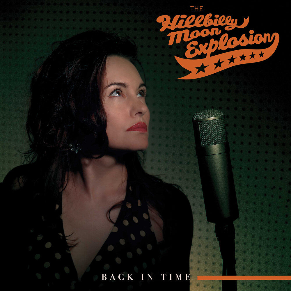 the album cover for Hillbilly Moon Explosion - Back In Time - White [Colored Vinyl] (Wht)
