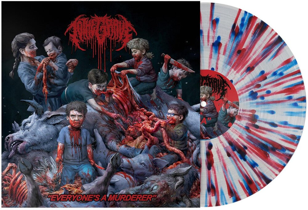 To The Grave - Everyone's A Murderer [Blood/white/blue splatter] Vinyl Record