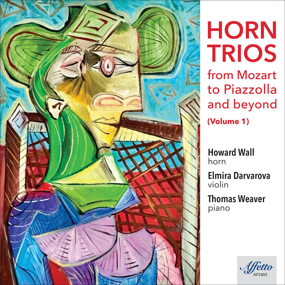 the album cover for Brown / Dobrinescu / Wall - Horn Trios From Mozart To Piazzolla & Beyond 1