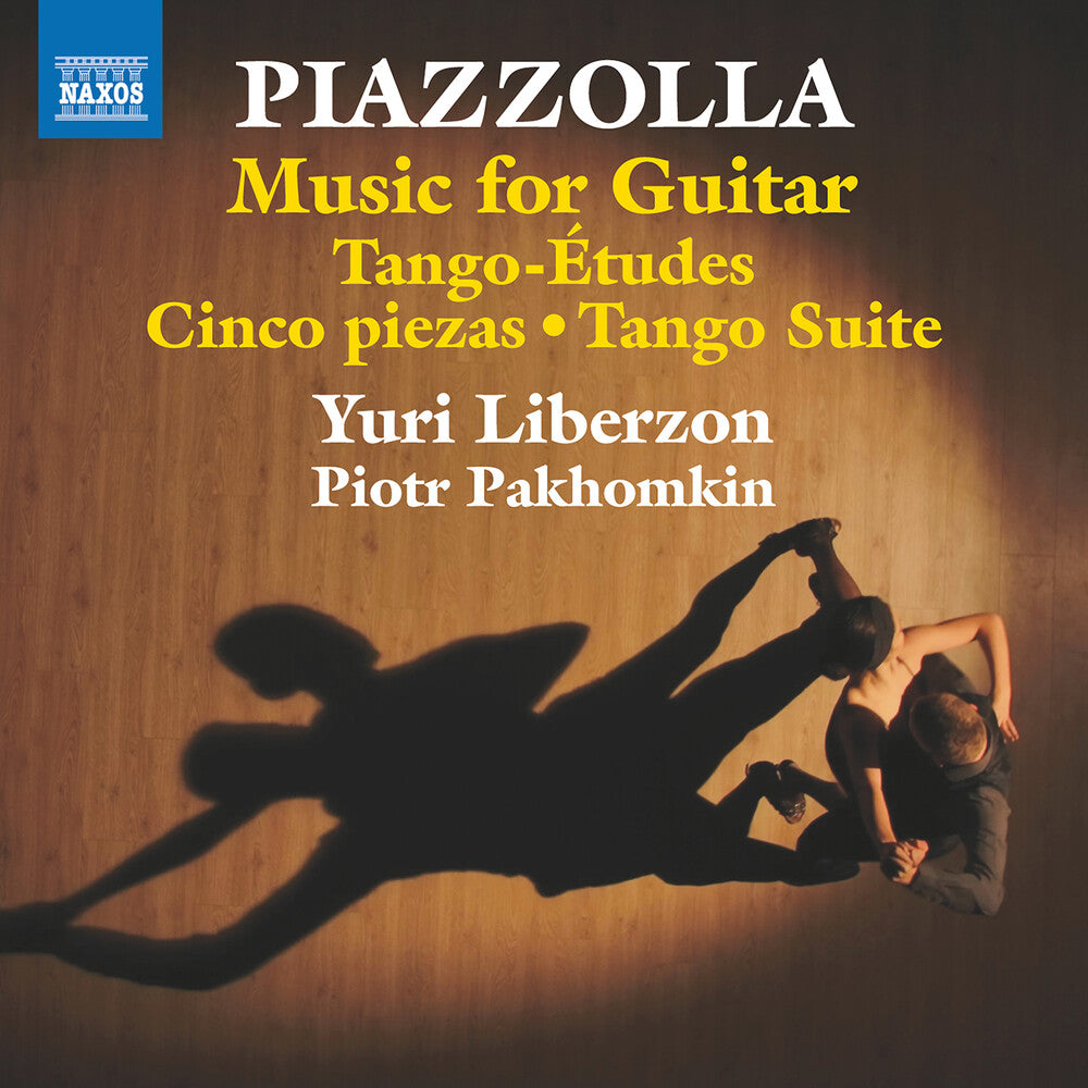the album cover for Piazzolla / Pakhomkin / Liberzon - Music For Guitar - Tango Etudes Cinco Piezas