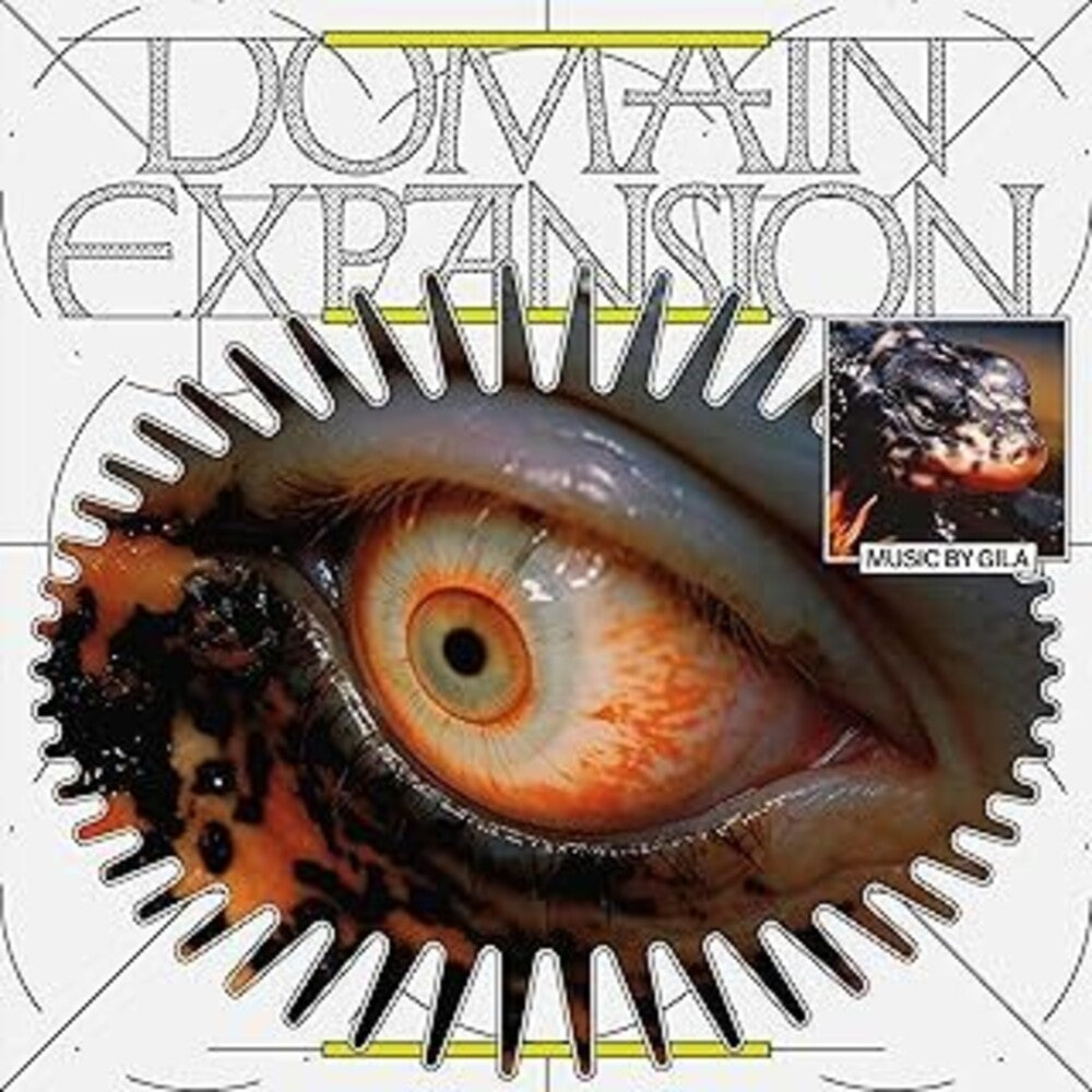 the album cover for Gila - Domain Expansion - Transparent Ice Blue (Blue)
