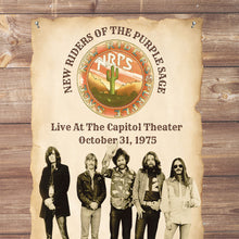 the album cover for New Riders Of The Purple Sage - Live At The Capitol Theater - October 31 1975