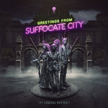 the album cover for Funeral Portrait - Greetings From Suffocate City [Digipak]