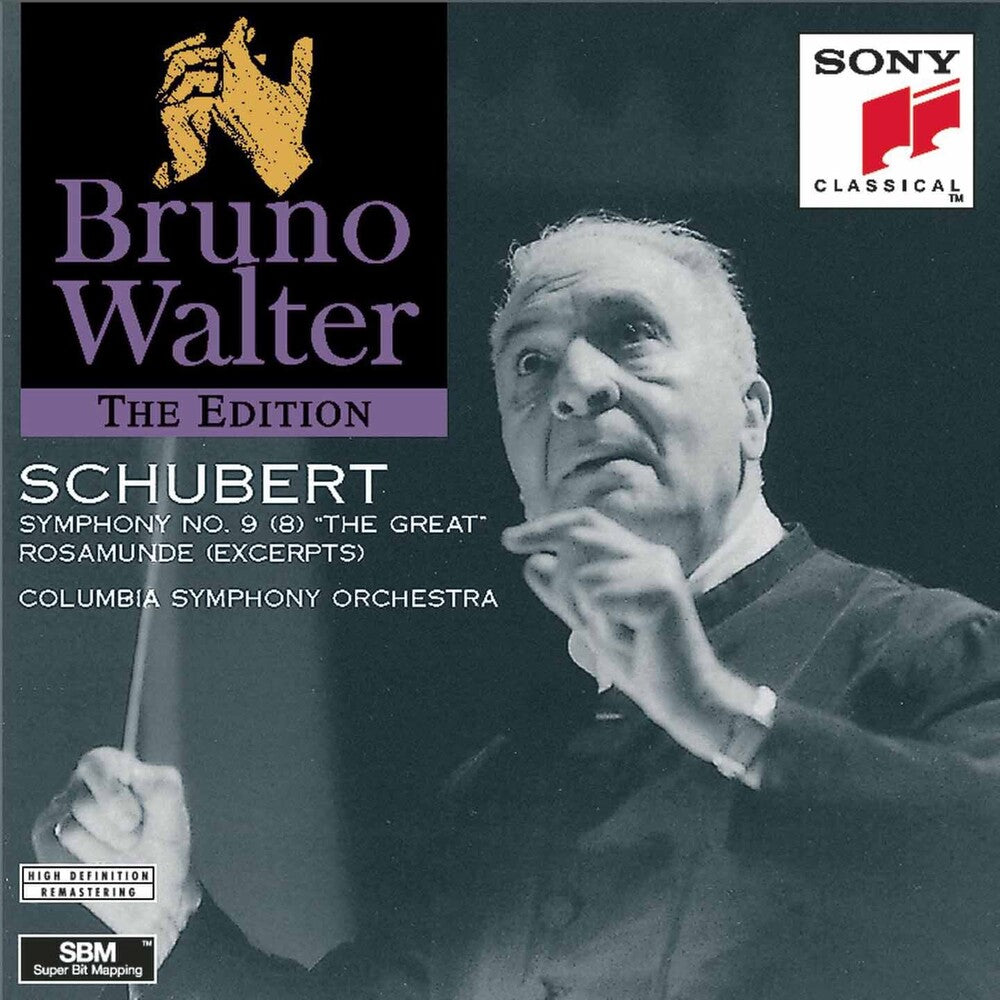 Schubert / Walter / Columbia Symphony - Symphony 9 / Rosamunde Excerpts Music CD