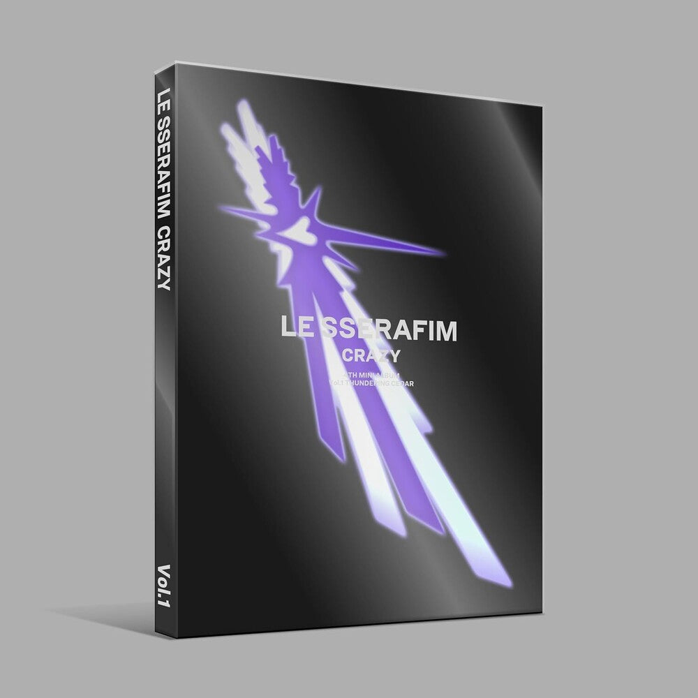 the album cover for LE SSERAFIM - 4th Mini Album 'CRAZY' [Vol. 1]