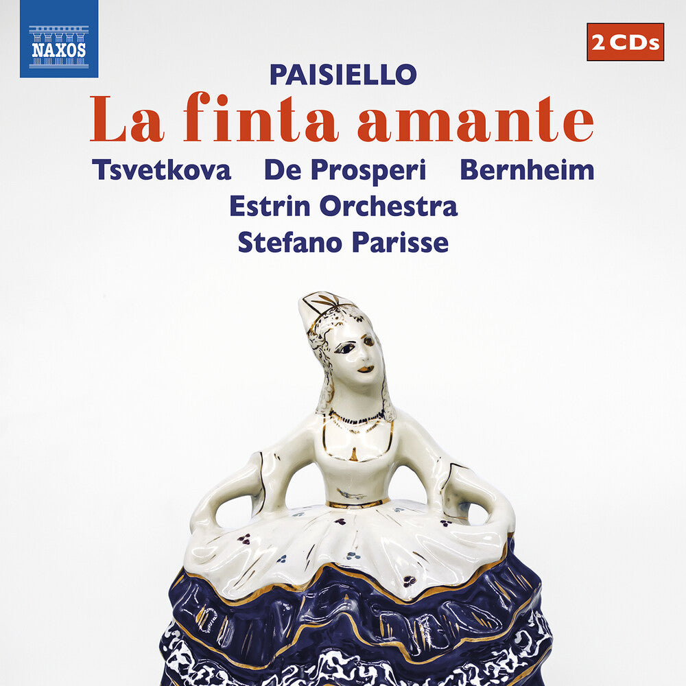 the album cover for Paisiello / Tsvetkova / Estrin Orchestra - La Finta Amante