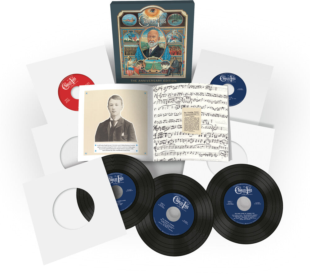 the album cover for Ives / Boatwright / New York Philharmonic - Anniversary Edition