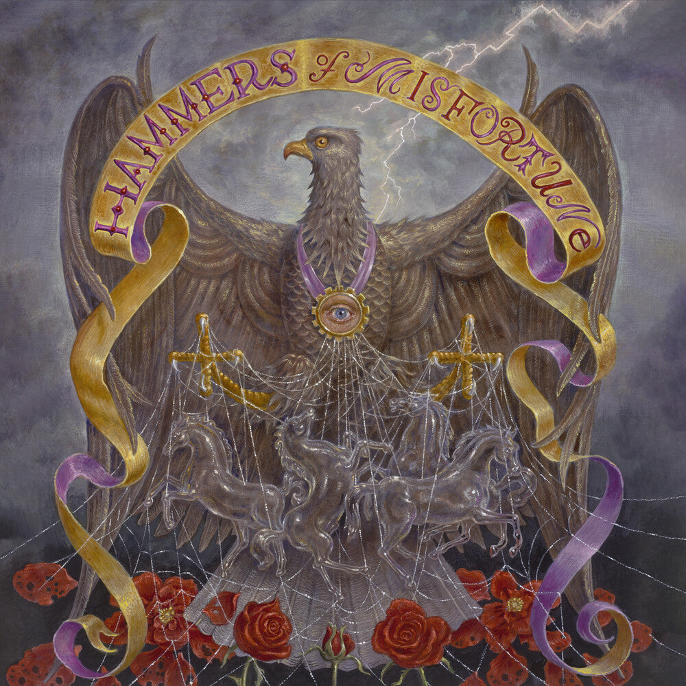 the album cover for Hammers Of Misfortune - Locust Years (Post)