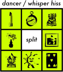the album cover for Dancer & Whisper Hiss - Dancer & Whisper Hiss