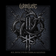 the album cover for Warlust - Sol Invictvs In Vmbrae Satanae