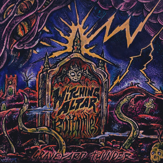 the album cover for Bottomless & Witching Altar - Graveyard Thunder