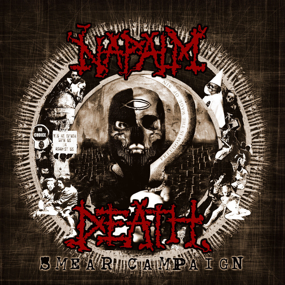 the album cover for Napalm Death - Smear Campaign [Colored Vinyl] (Red)