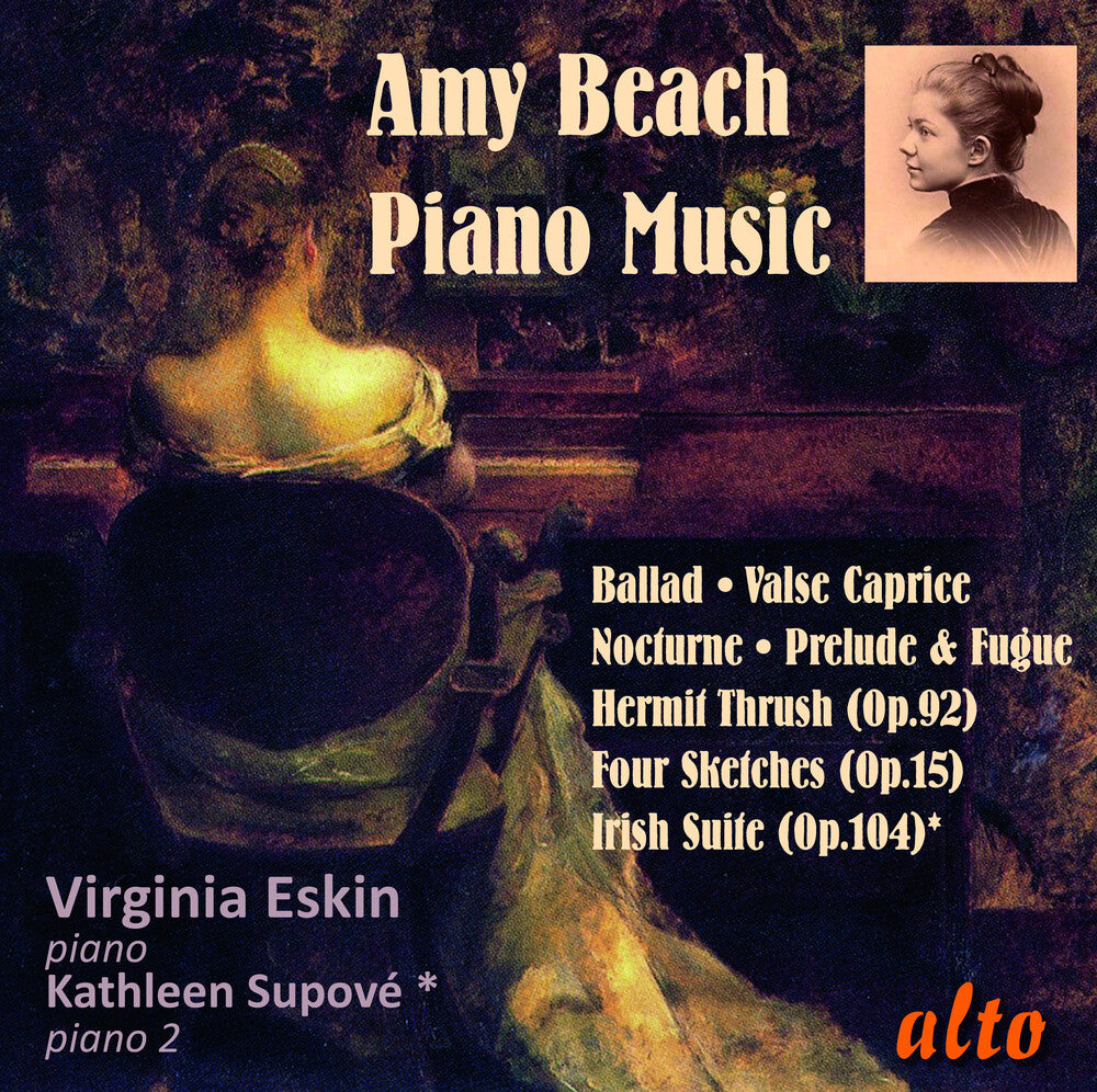 the album cover for Virginia Eskin - Amy Beach: Piano Favourites