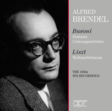 the album cover for J Bach .S. / Liszt / Brendel - Alfred Brendel Plays Busoni & Liszt - The Spa