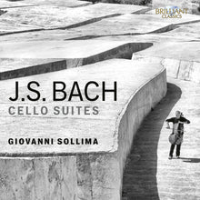 the album cover for J Bach .S. / Sollima / Orchestra Filarmonica Della - Cello Suites
