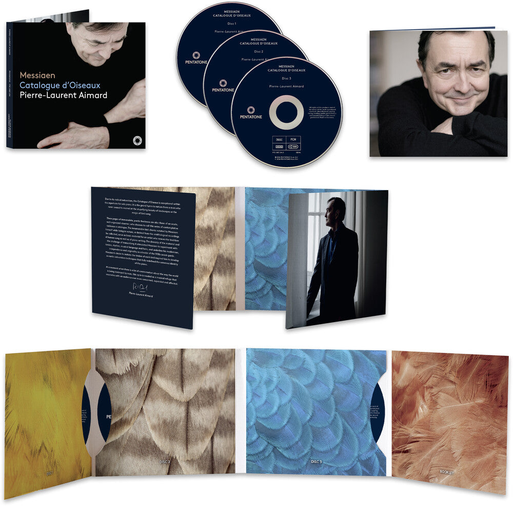 the album cover for Messiaen / Aimard - Messiaen: Catalogue d'oiseaux (Stereo Re-Issue)
