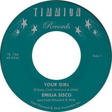 the album cover for Emilia Sisco  / Cold Diamond & Mink - Your Girl