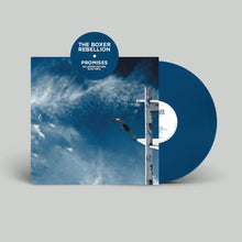 the album cover for Boxer Rebellion - Promises - Blue Swirled (Blue) [Colored Vinyl] [Limited Edition]