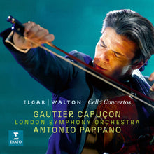 the album cover for Gautier Capucon  / Lso / Pappano,Antonio - Elgar / Walton: Cello Concertos