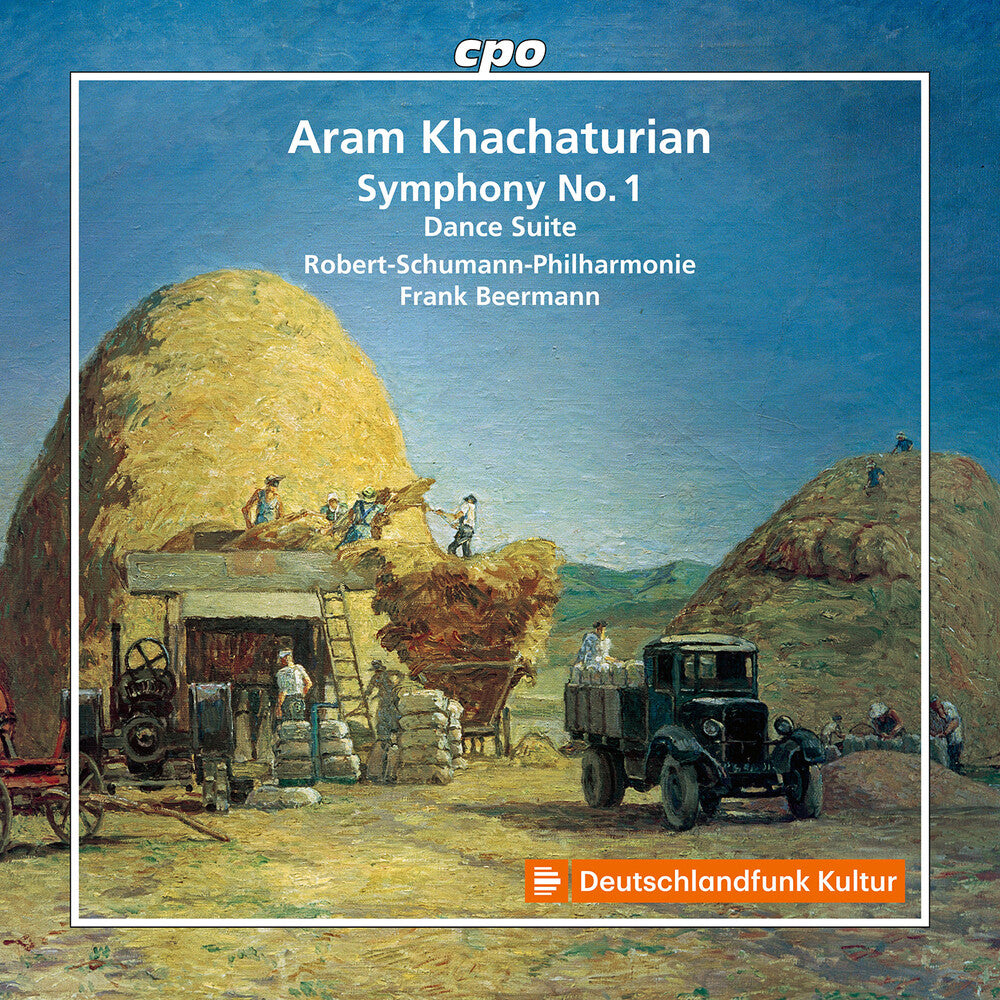 the album cover for Khachaturian / Robert-Schumann-Philharmonie - Symphony No. 1 Dance Suite