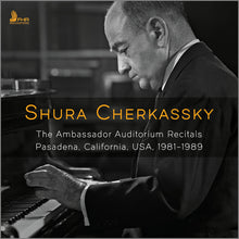 the album cover for Chopin / Franck / Cherkassky - Ambassador Auditorium Recitals 1981-1989