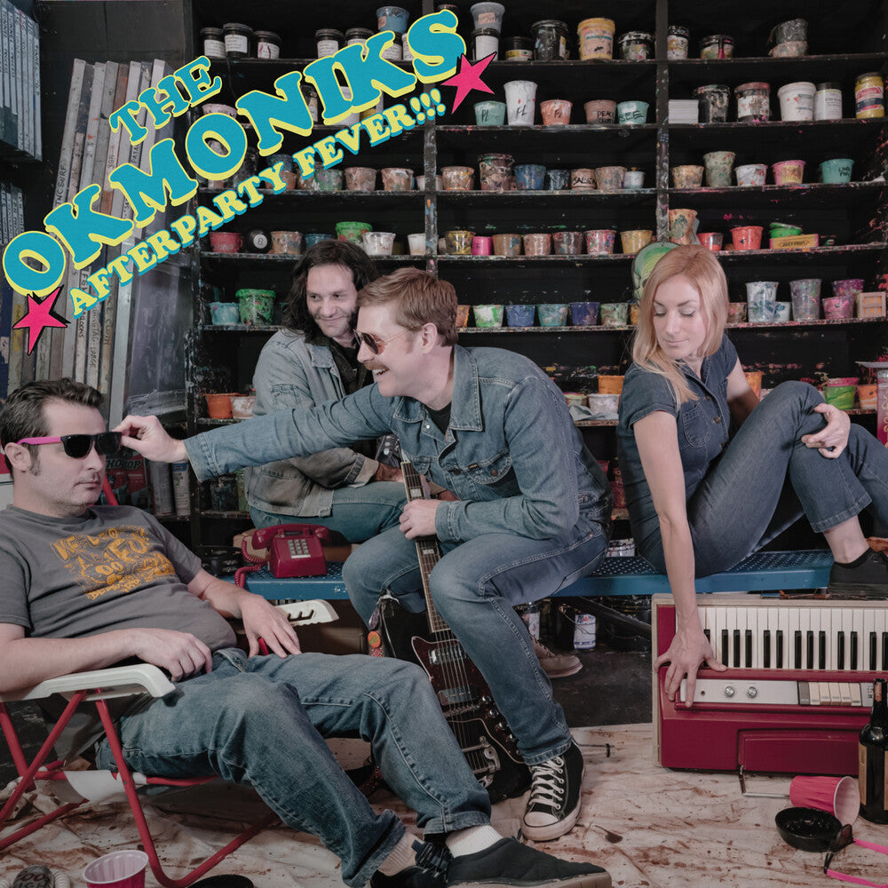 the album cover for Okmoniks - Afterparty Fever