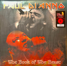 the album cover for Paul Di'Anno - Book Of The Beast [Colored Vinyl] (Red) (Uk)