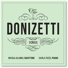 the album cover for Nicola Alaimo - Donizetti: Songs Vol. 2