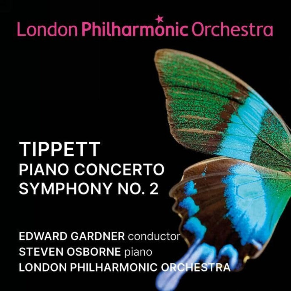 the album cover for London Philharmonic Orchestra - Tippett: Piano Concerto & Symphony No.2