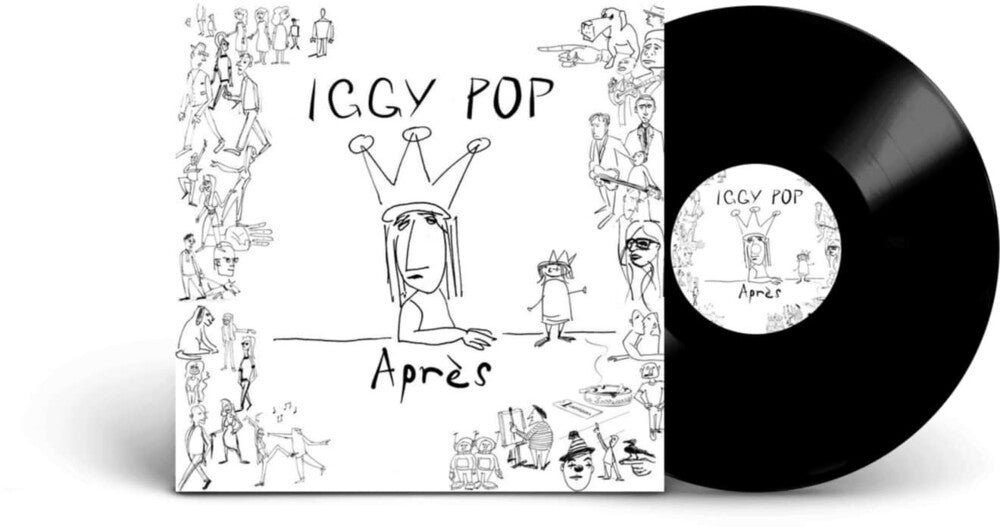 the album cover for Iggy Pop - Apres