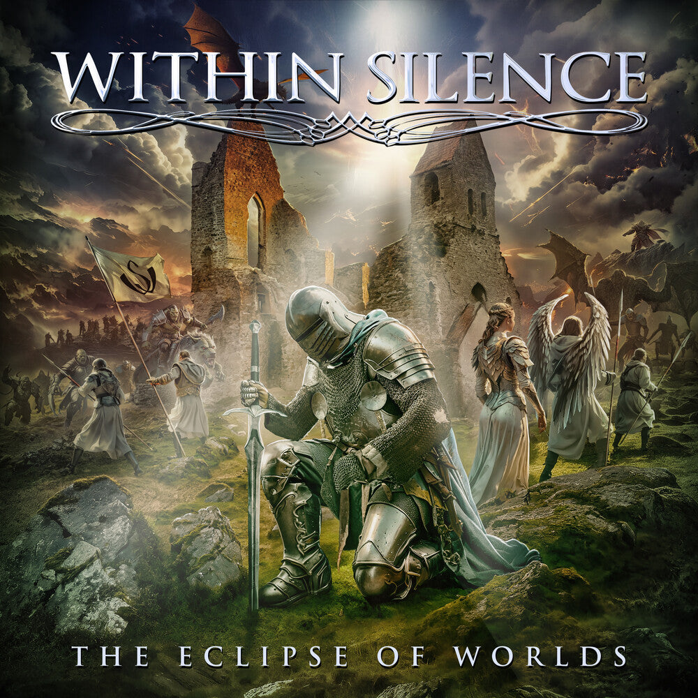 the album cover for Within Silence - The Eclipse of Worlds