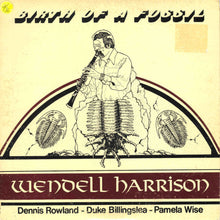 the album cover for Harrison, Wendell - Birth Of A Fossil - 180-Gram Lemon & Black Galaxy Colored Vinyl